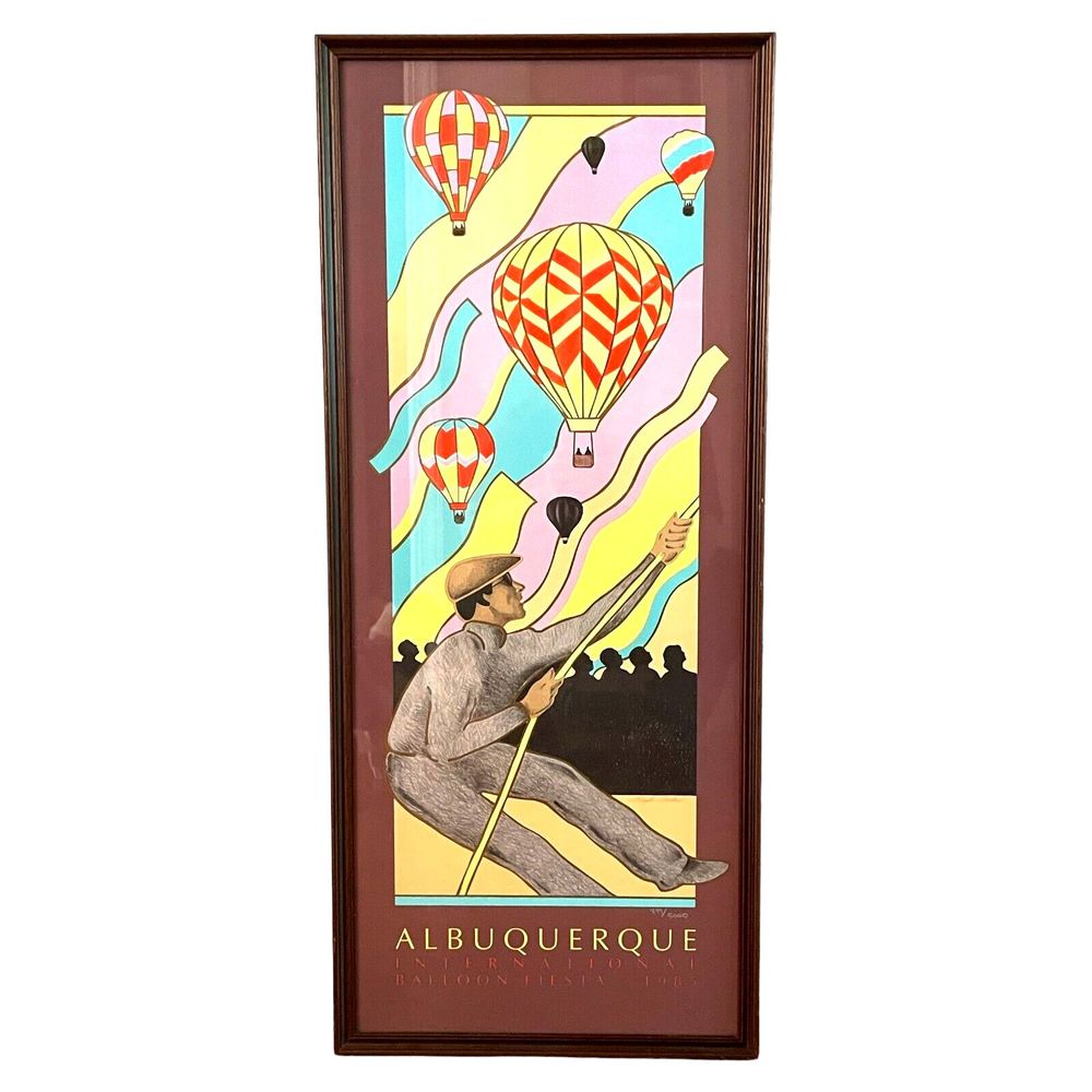 Albuquerque International Balloon Fiesta 1985 Limited Edition Hugh Ricks Poster